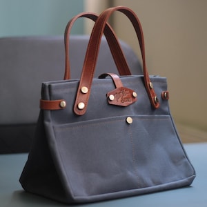 Gewachste Canvas-Werkzeugtasche | Werkzeug Organizer - Aufbewahrungstasche - Handwerker Werkzeugtasche