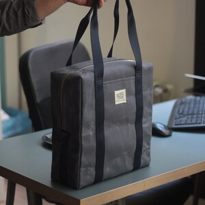 Waxed Canvas Tote Bag | Unisex Bag | Tool Bag | Crossbody Bag