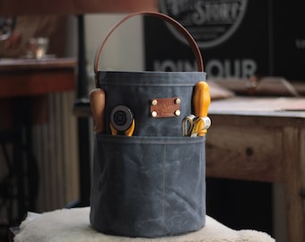 Waxed Canvas Tool Bag