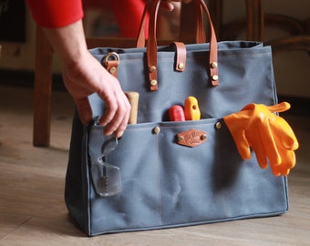 Waxed Canvas Tool Bag