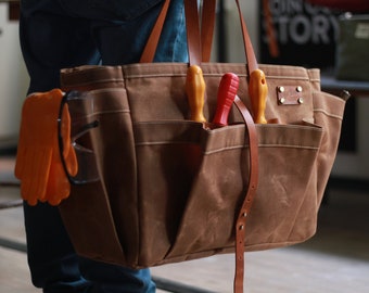 Waxed Canvas Tool Bag