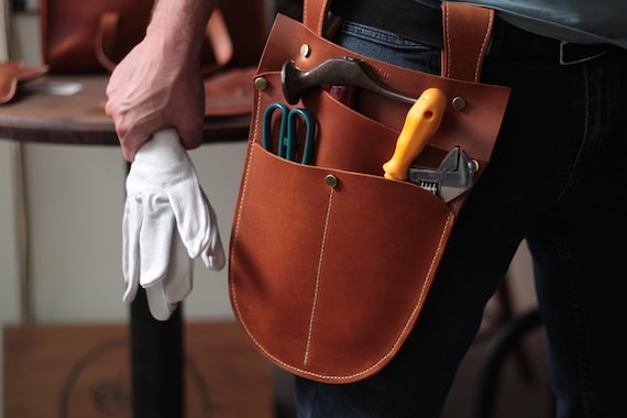 Leather Tool Holster Tool Pouch Tool Belt Etsy Canada