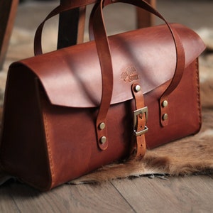 Leather Tool Bag | Craftsmen Bag - Leather Storage Bag - Handmade Bag - Tool Storage - Western Bag - Repair Bag