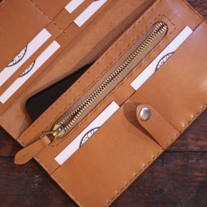 Leather Long Wallet image 1