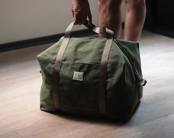 Waxed Canvas Travel / Tool  / Sport Dopp Style Bag