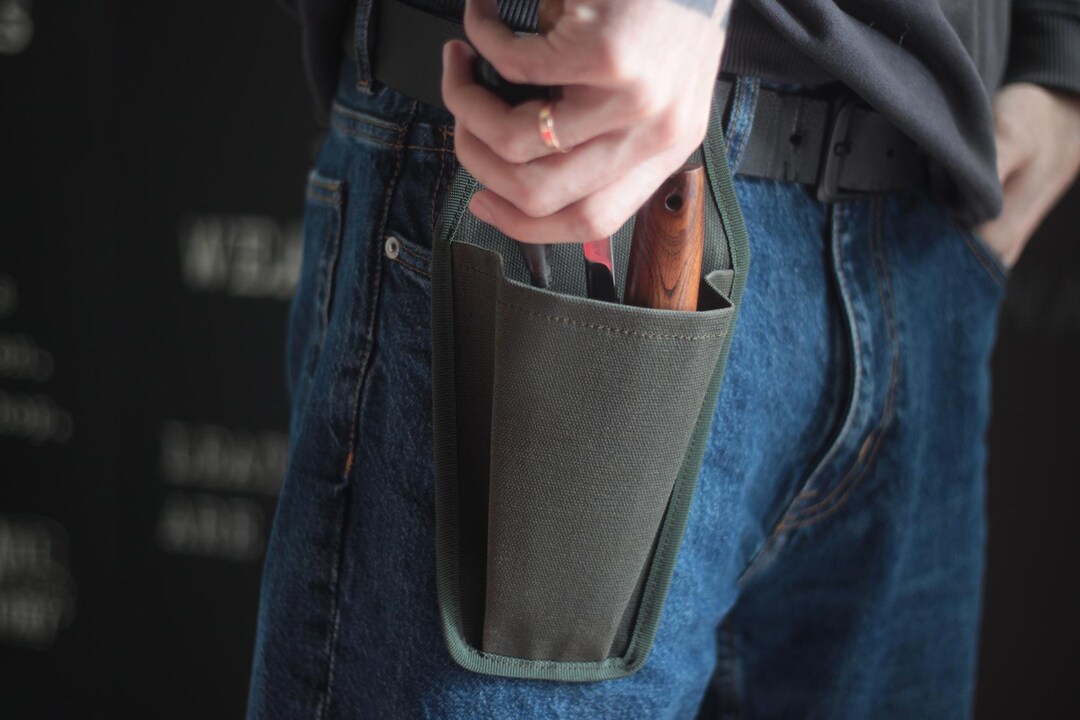 Waxed Canvas Garden Tool Belt main image 0