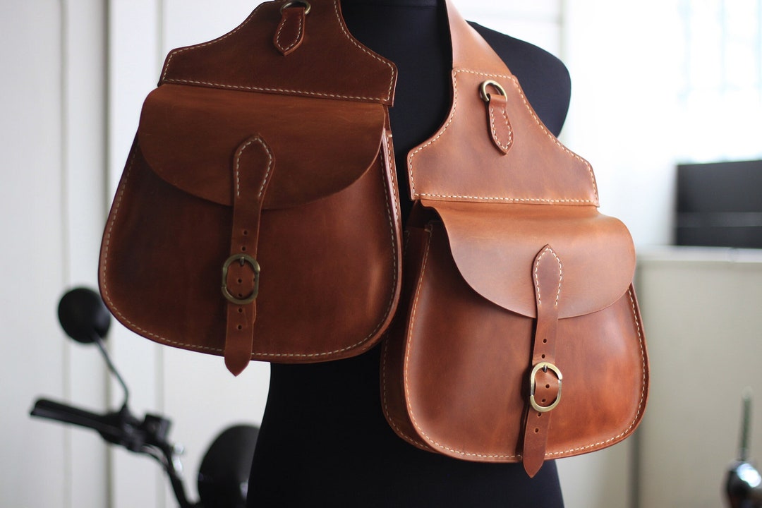 Leather Saddle Bag | Handmade Western Style Saddle Bag
