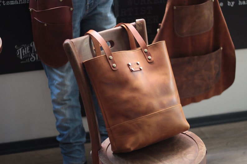 Leather Tote Bag image 1