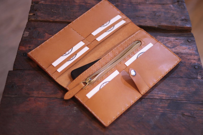 Leather Long Wallet image 4