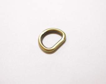 50 pcs D Ring Metal Hardware / Stainless - Top Quality / LeatherCraft Metal Accessories / Fasteners / Buckle