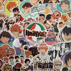 Mystery Pack Haikyu!! Vinyl Waterproof Stickers Matte, PVC, Glossy Mix