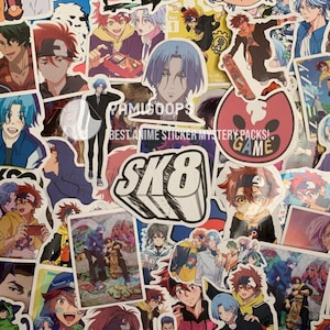 Mystery Pack SK8 The Infinity stickers Matte PVC, Glossy, Vinyl mix