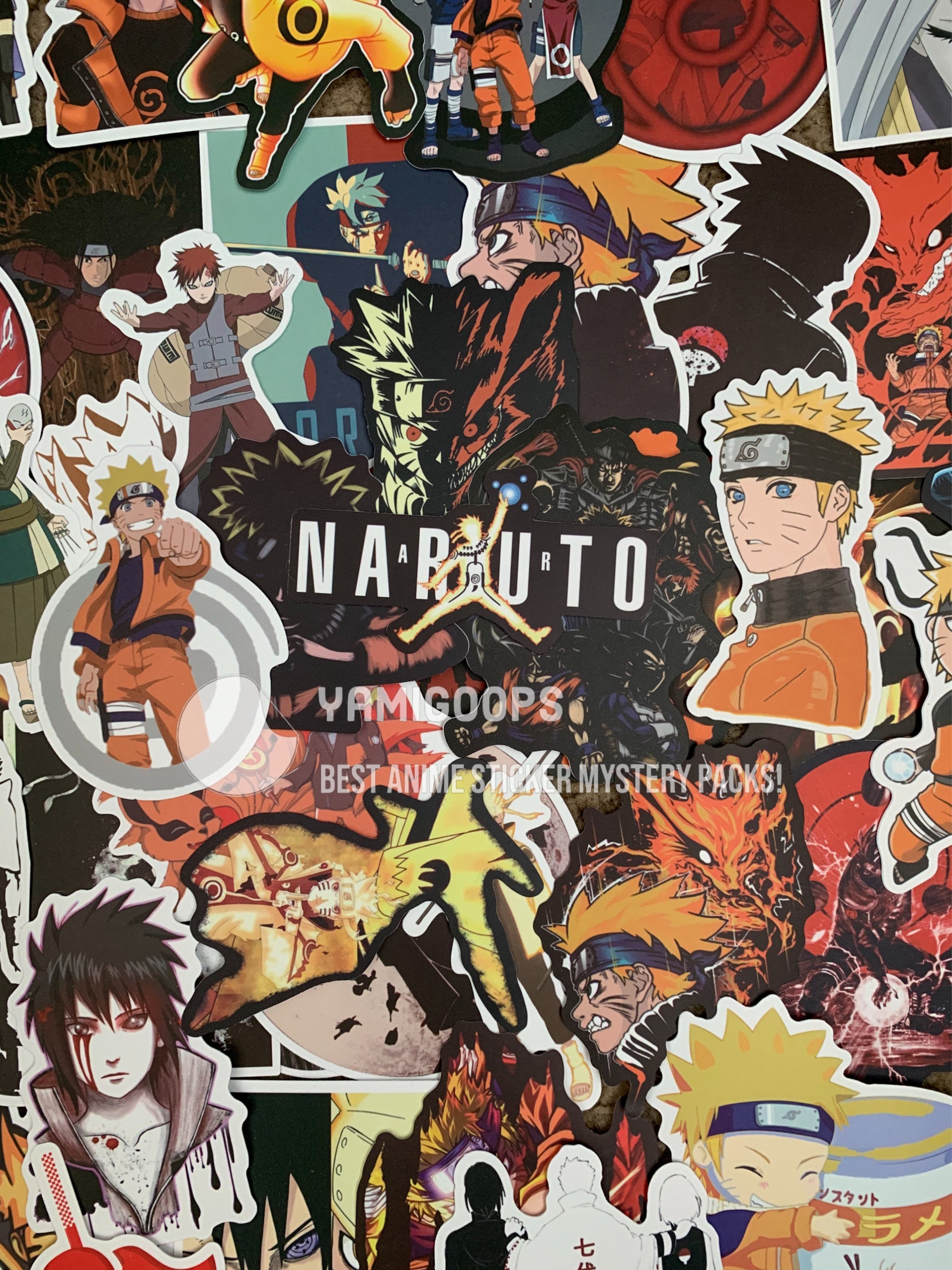Mystery Pack Popular Ninja Anime Matte PVC Stickers