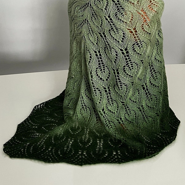handknit shawl