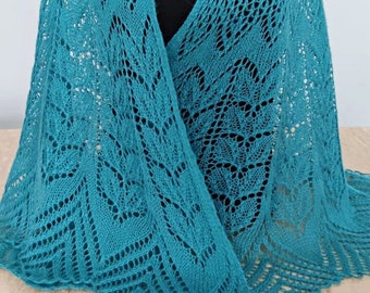 Hand knit shawl | Knit Lace Shawl | Triangle Wool Shawl | Bridal Shawl | Hand knit lace shawl | Lace Shawl | Handknit shawl | Knitting