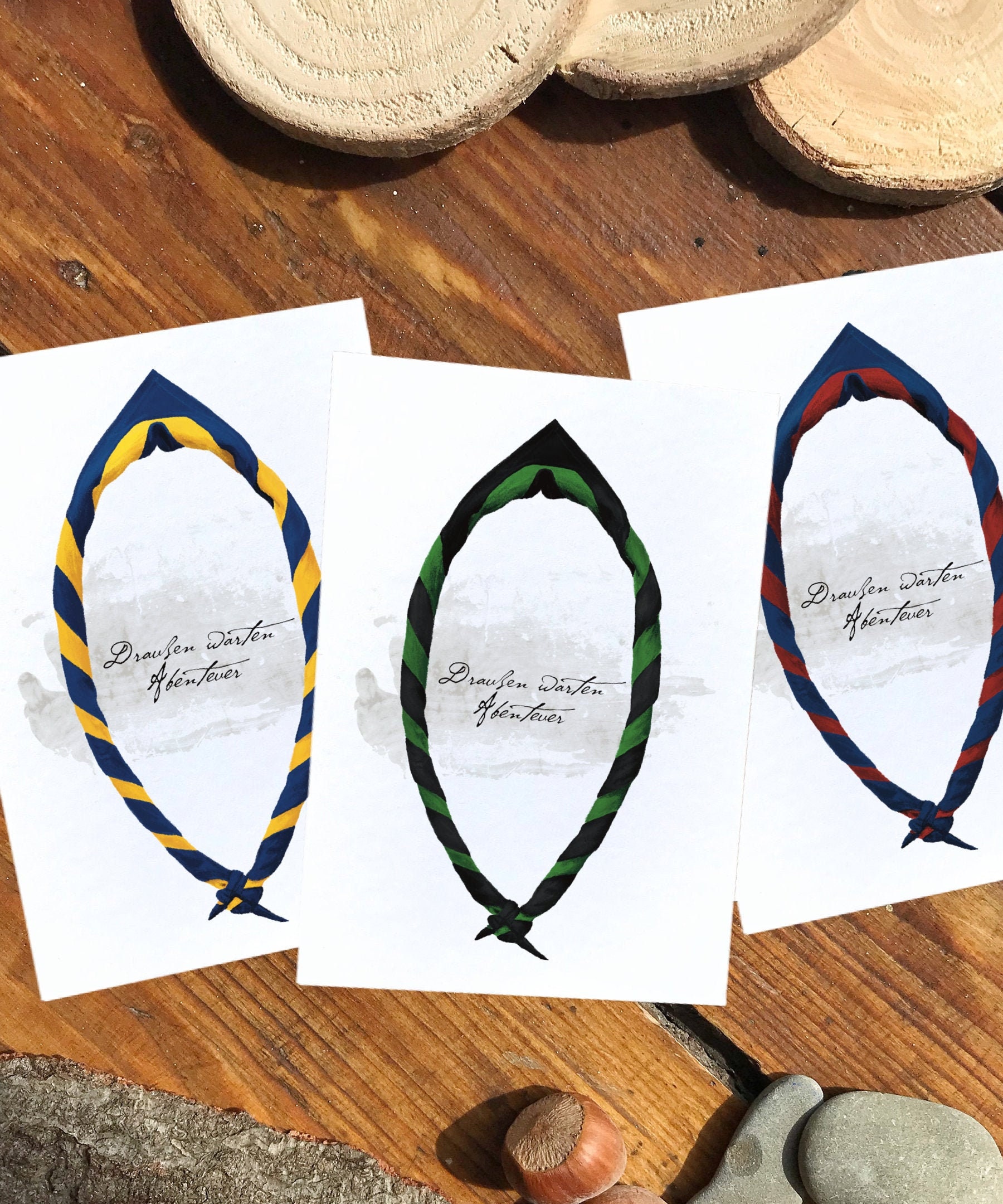 Alaxciax Pfadfinder Kostüm Set - Schärpe, Barett & Halstuch Für Halloween Cosplay