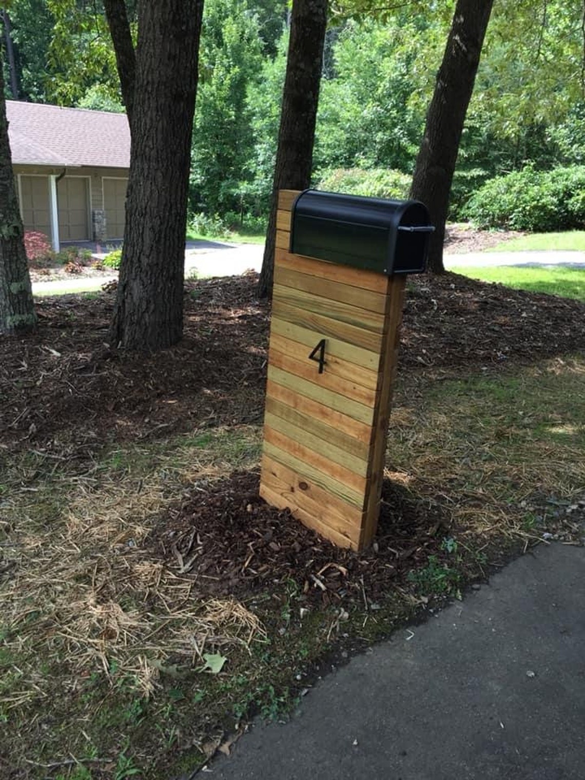 Modern Mailbox Holder Etsy