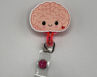 Carrete de insignia de cerebro de dibujos animados
