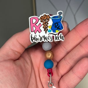 Pharmacy Tech Badge Reel
