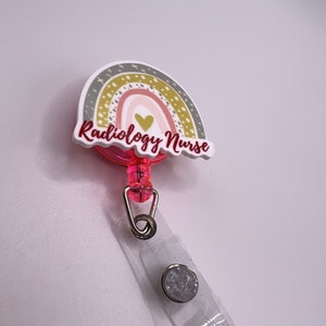 Radiology Nurse Badge Reel