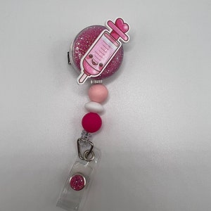Pink Badge Reel