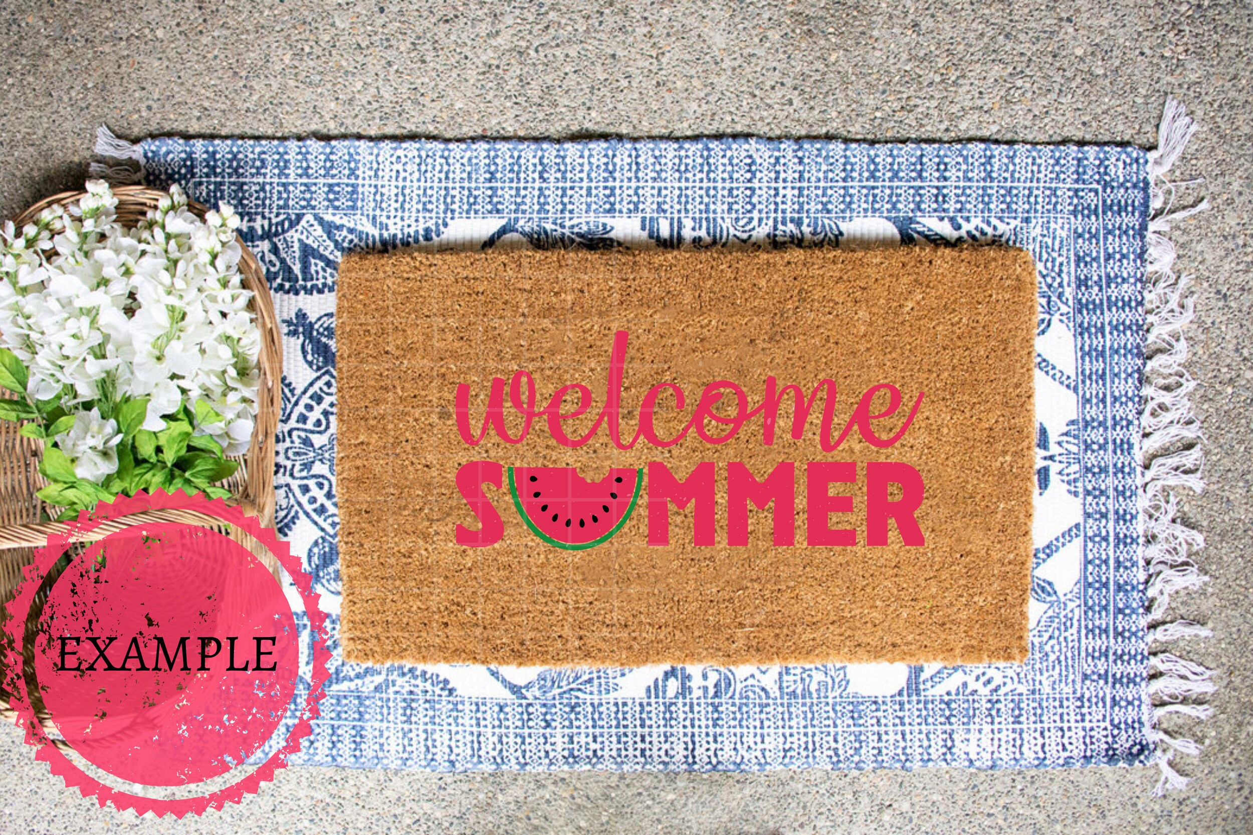 Download DIGITAL: Welcome Summer Watermelon SVG PNG Print diy | Etsy