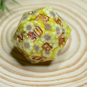Flower Power -  Single D20 Dice