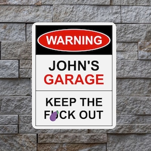 Custom Garage Sign, Personalized Signs, Tools Sign, Funny Signs, Garage Decor, Funny Gifts For Men, Fathers Day Gift For Dad, For Him