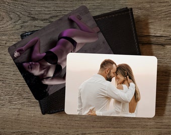 Personalized Wallet Photo Insert, Boudoir Photo, Wallet Card For Boyfriend, Custom Photo Gift, Anniversary Gift For Him, For Husband