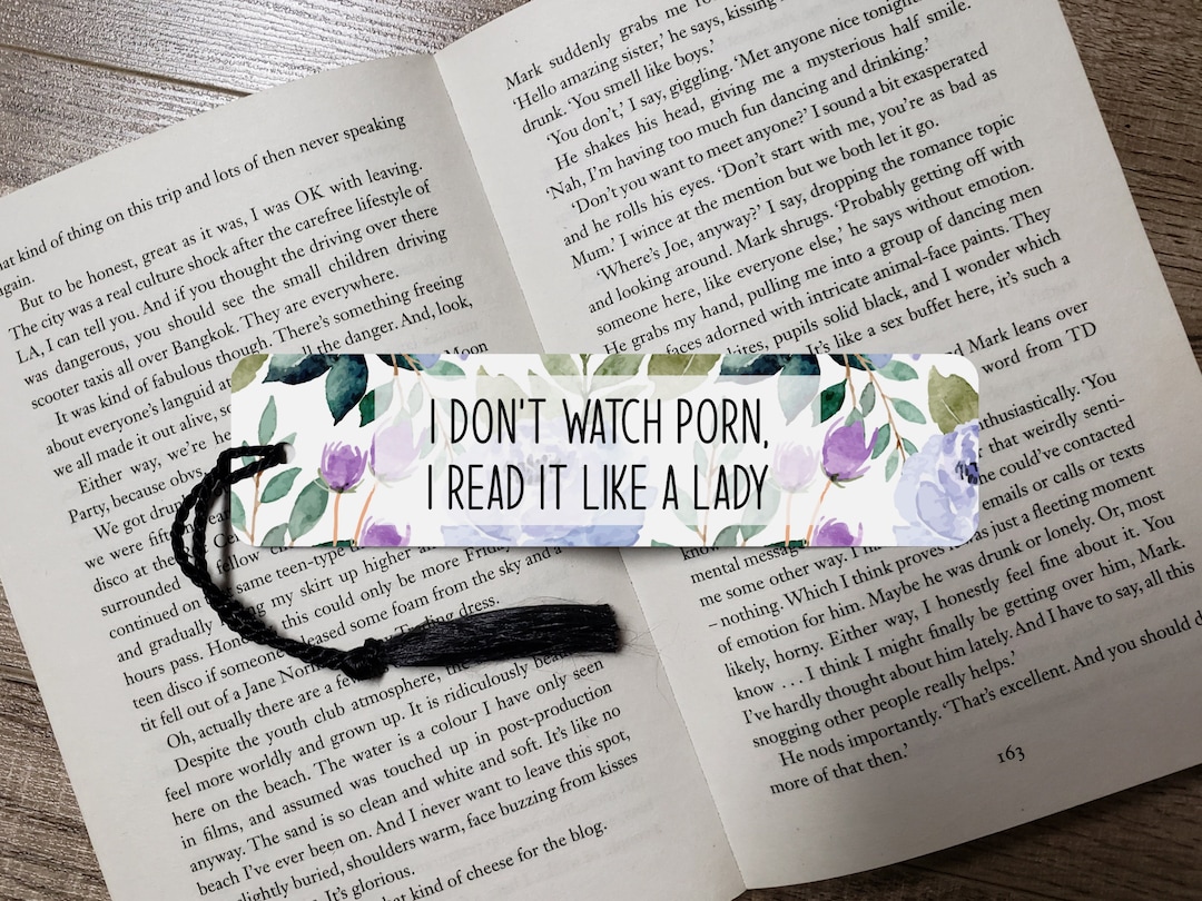 I dont watch porn funny bookmark smut bookmark romance etsy