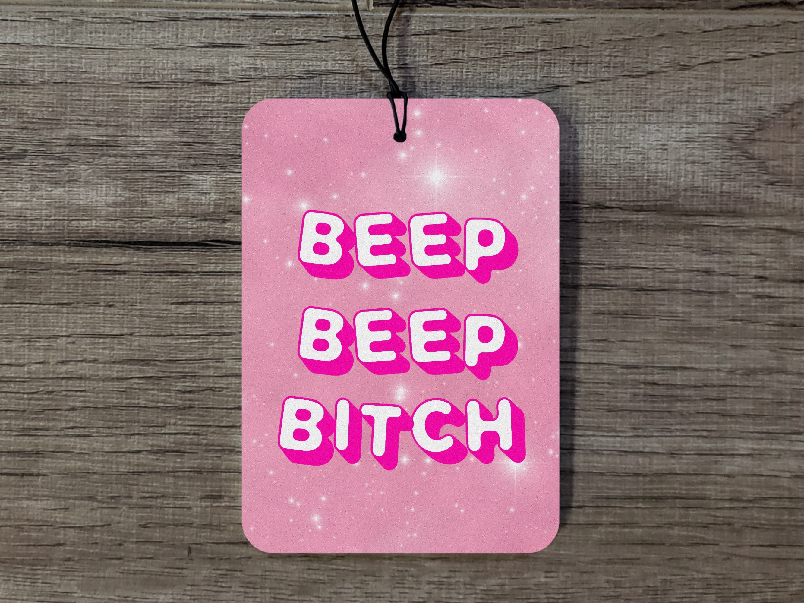 Beep Beep Funny Car Air Freshener Pink Car Accessories for 