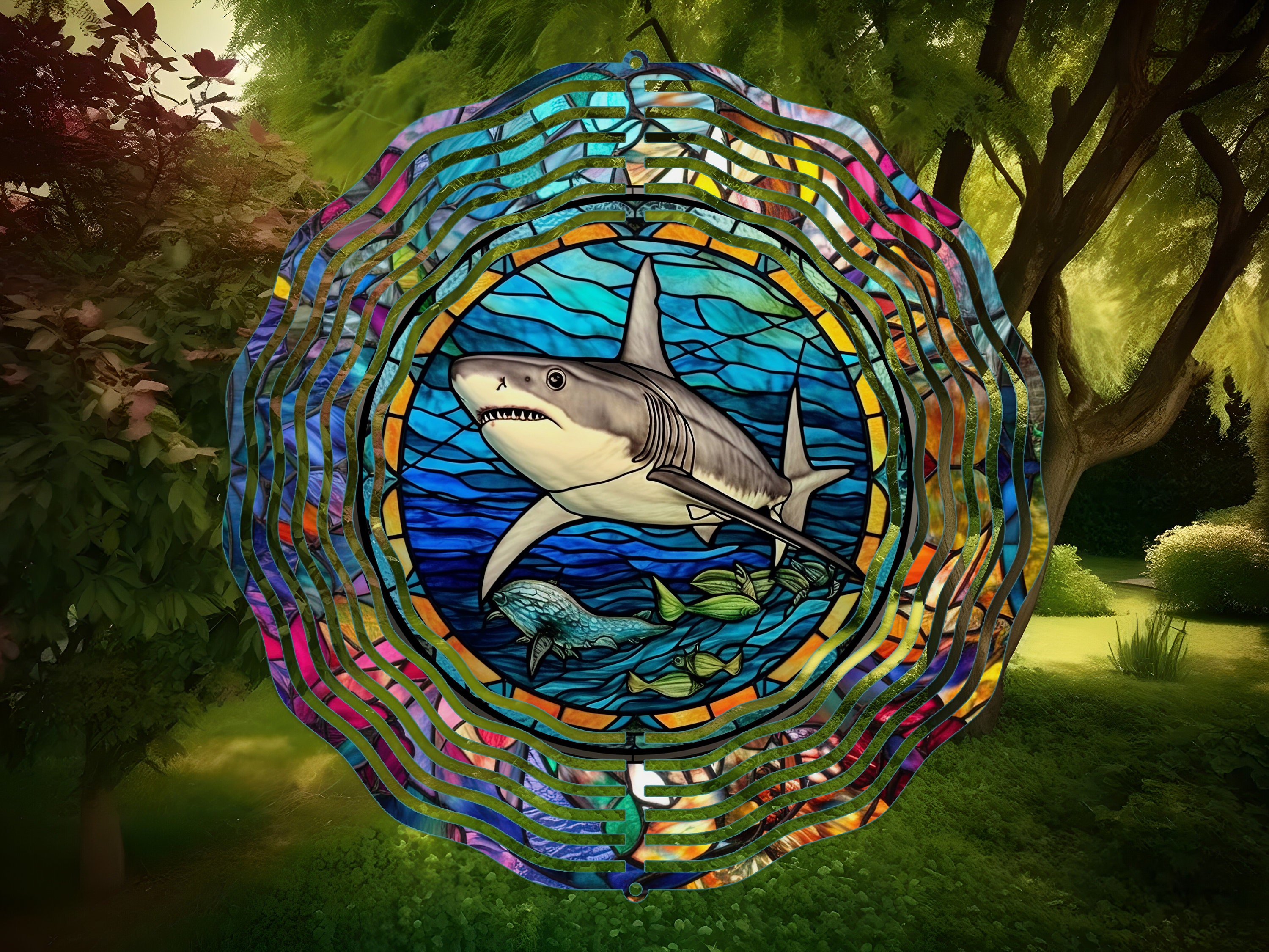Shark Hook Metal Art / Nature Home Decor / Shark and Fishing Metal Sign /  Hunt and Shark Home Decor -  Canada