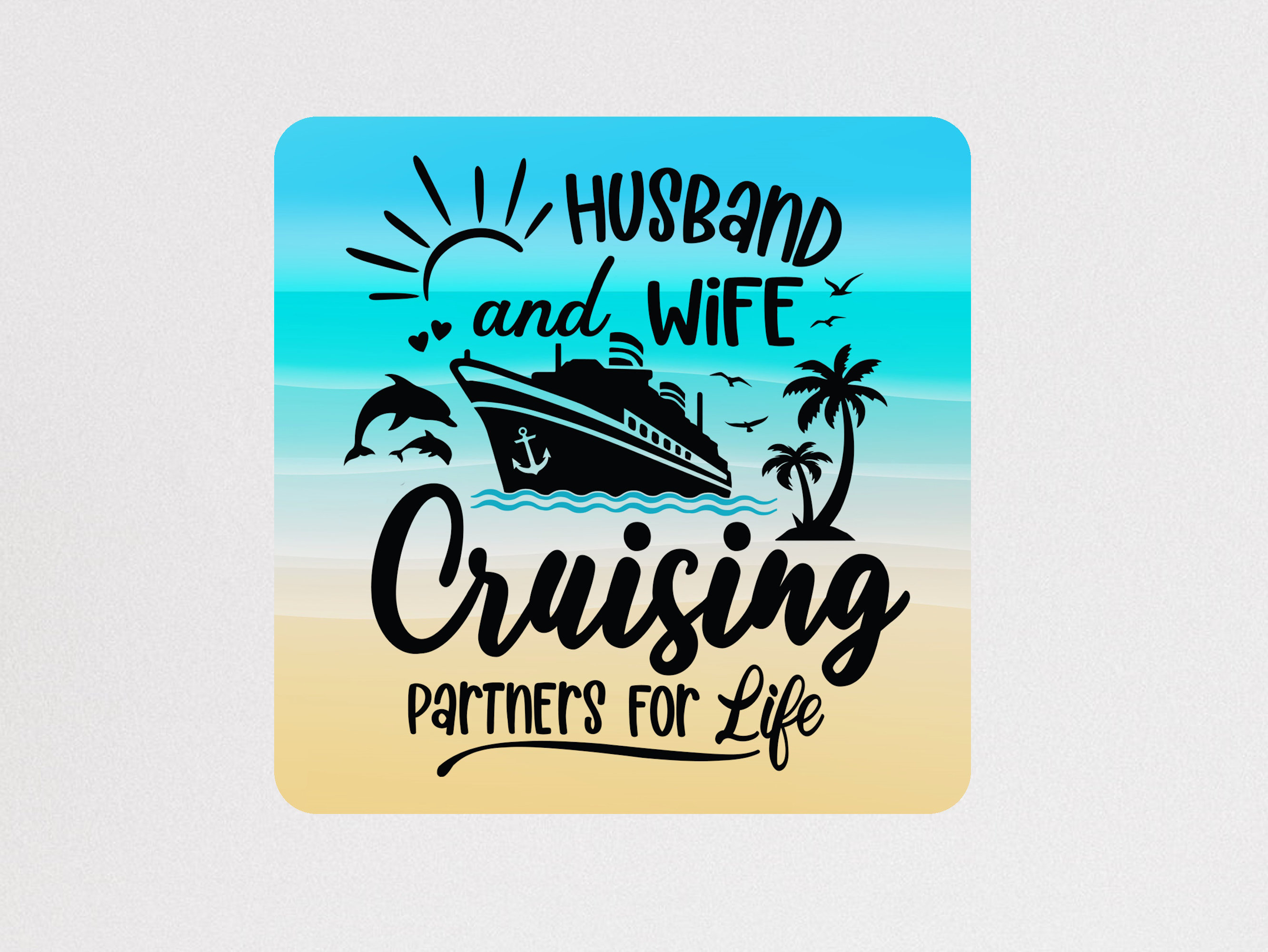 Husband And Wife Cruise Magnet, Anniversary Cruise Magnet, Door Decor For Cruise, Magnetic Cruise Sign, Cruise Gifts For Women, For Couple
