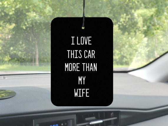 Funny Car Air Freshener, Rear View Mirror Accessories, Car Lover, Car  Accessories for Men, Driving Gifts, Valentines Day Gift for Husband 