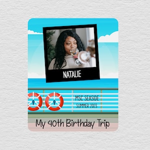 Personalized Cruise Door Magnets, Custom Cruise Sign, Photo Door Decorations, Stateroom Decor, Photo Magnet, Cruise Gift Ideas, For Her