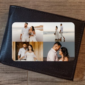 Personalized Wallet Insert, Photo Collage, Wallet Card For Boyfriend, Custom Gift For Men, Anniversary Gift For Husband, For Him