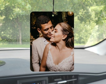 Custom Car Air Freshener, Couple Gifts Personalized, Car Accessories For Men, Truck Gifts, Photo Gifts, Anniversary Gift For Boyfriend