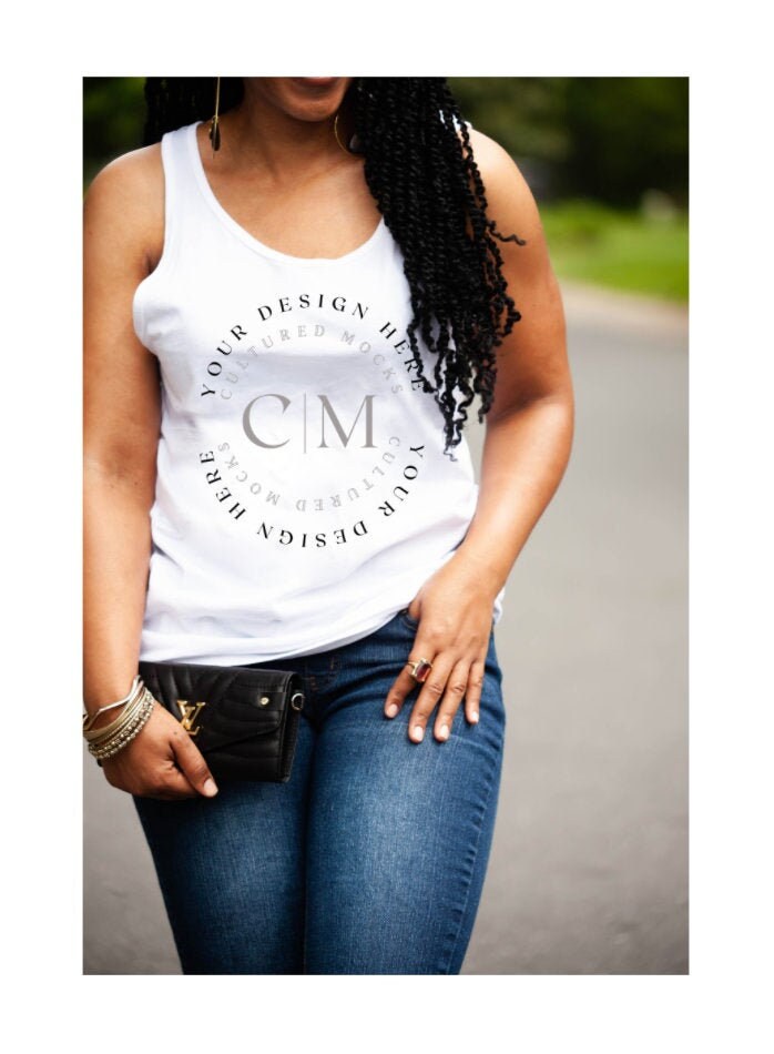 Download White Tank Top Mockup Bella Canvas 3480 Unisex Tank Top Mockup | Etsy