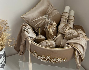 Coffret henna luxueux finition velours strass