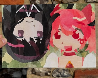 Impresión artística de Madoka x Homura