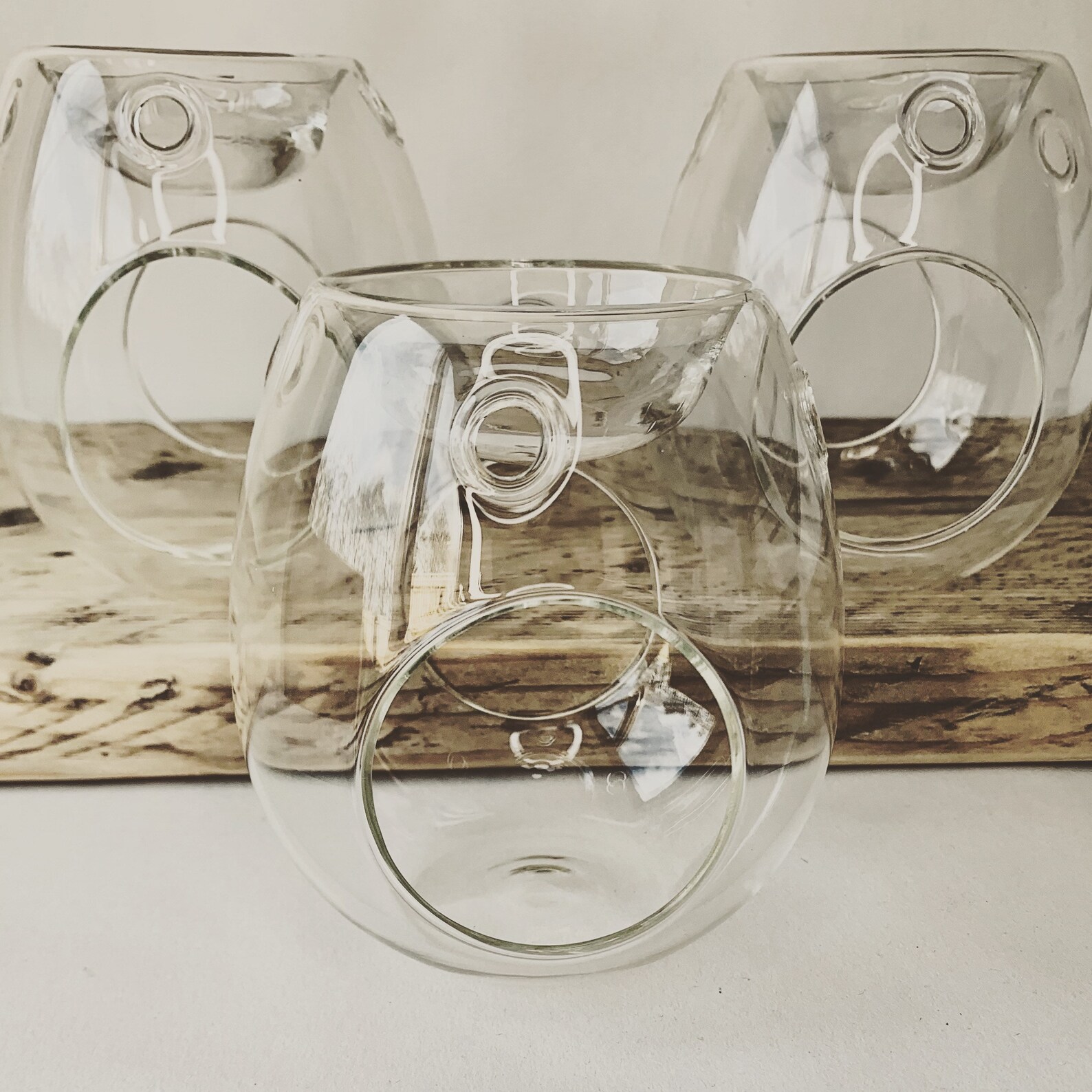 Clear Glass Wax Melt Burner Etsy