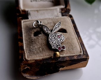 Vintage 14k Yellow Gold Original Playboy Bunny Key Charm - Etsy