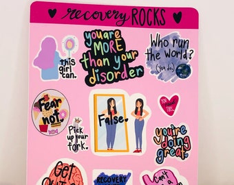 Recovery Rocks Sticker Sheet