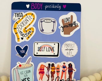 Body Positivity Sticker Sheet