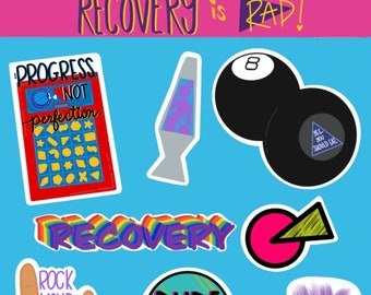Recovery is RAD! Sticker Sheet