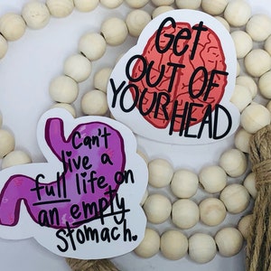 Die-Cut 2 Pack: Head & Stomach