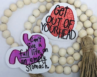 Die-Cut 2 Pack: Head & Stomach