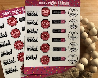 Calorie Cover Stickers PINK Pack