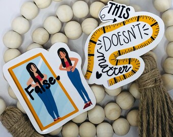 Die-Cut 2 Pack: Mirror & Measuring Tape