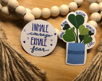 Die-Cut 2 Pack: Inhale Exhale & Plant
